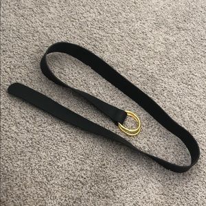 Vegan leather belt